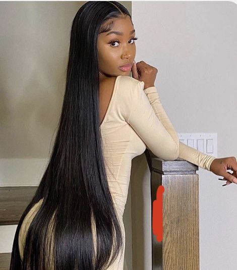 Glueless Brazilian Straight  13x6 Wig 28”