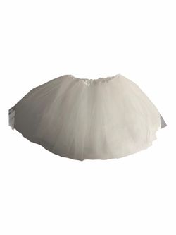 Women’s White Tulle Tutu Skirt Size S/M