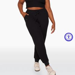 SET ACTIVE Onyx Waffle Sports Bra And Jogger 
