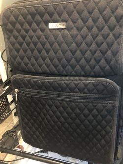Vera Bradley black suitcase