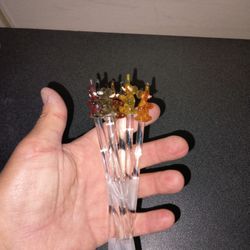 Vintage Glass Elephant Stairers Clean 