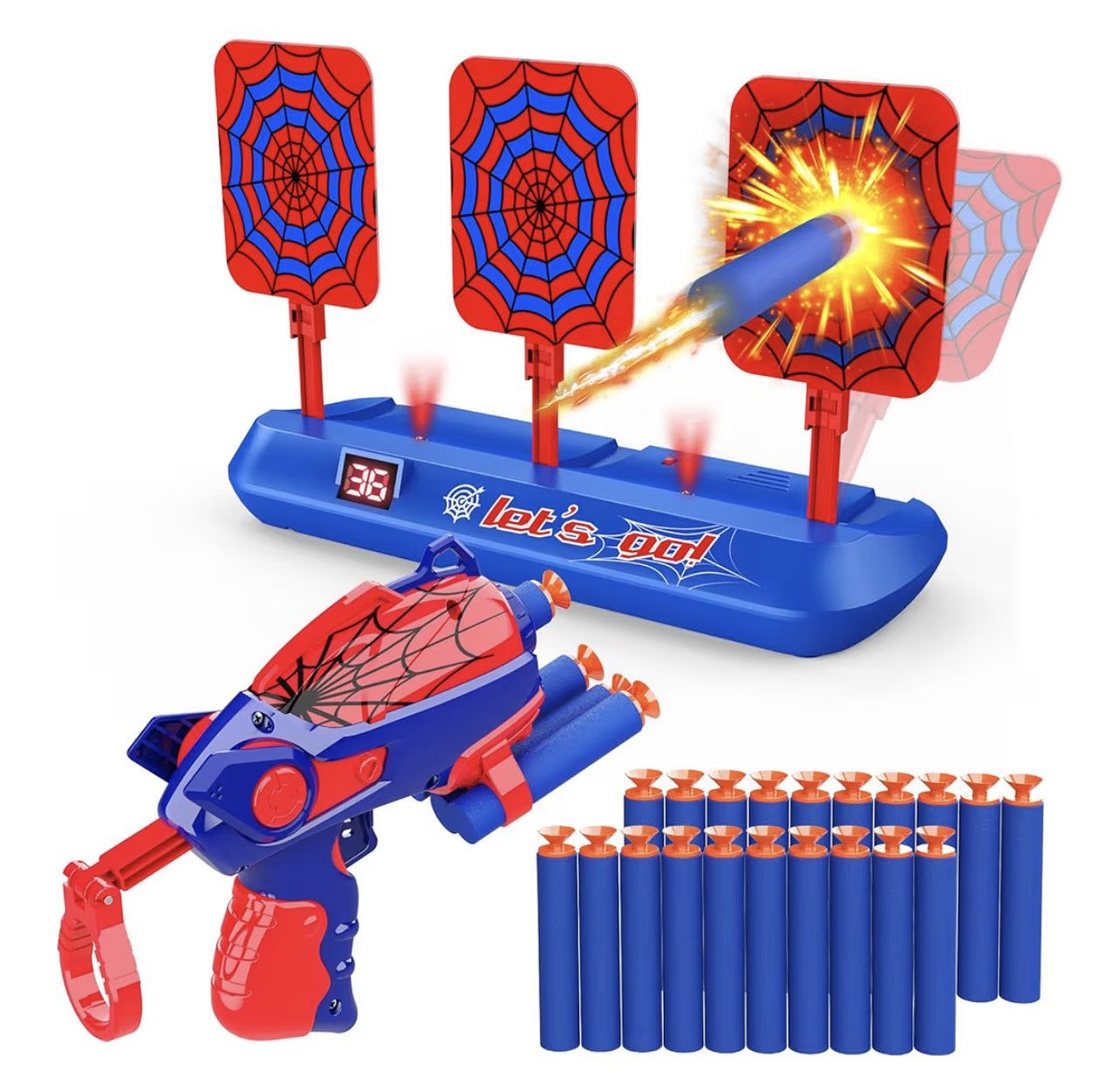 Shooting Toys for 3-12 Year Old Boys,Shooting Targets Age 4-6 6-8 Outdoor Games Garden Toys Family Fun