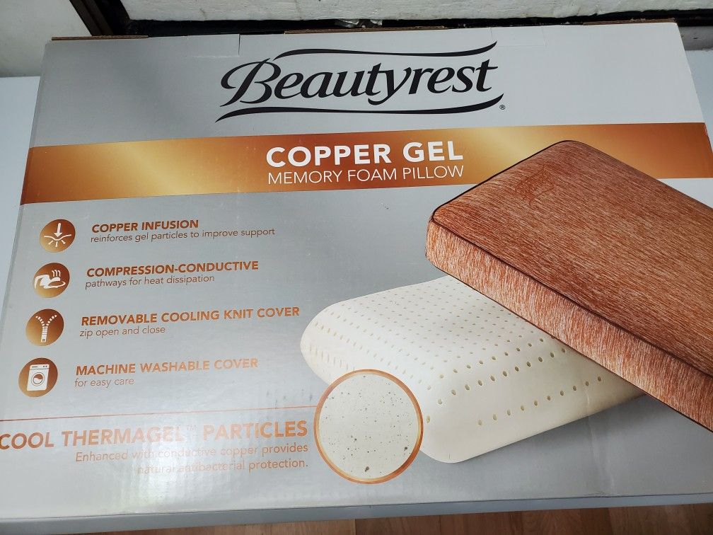 Beautyrest copper gel pillow cheap