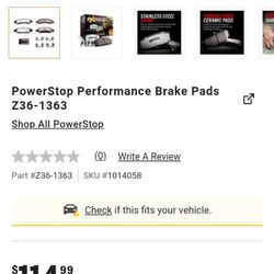 Powerstop Extreme Truck & Tow Brake Pads