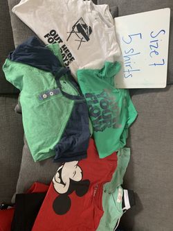 Boys size 7 shirts