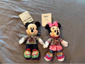 Brand new Mickey and Minnie Shanghai plush