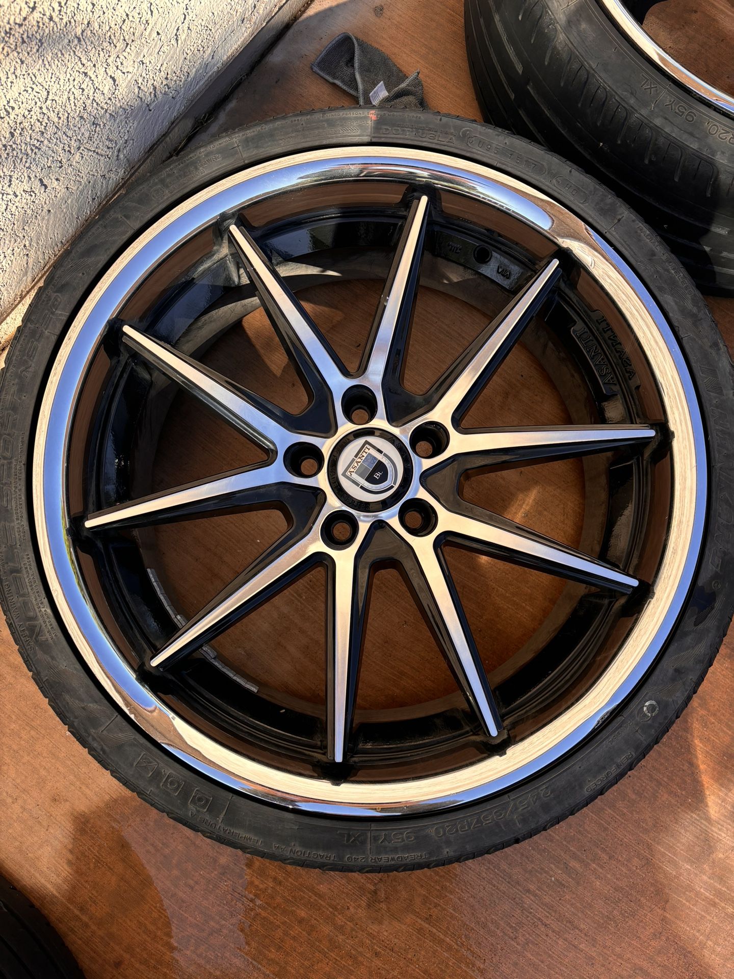 Asanti ABL-5 Altair Black Machined SS Lip