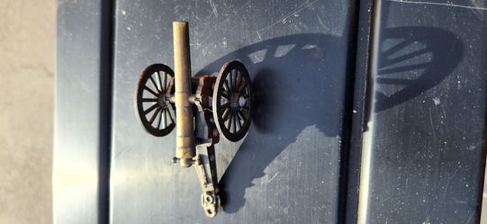 Die-Cast Metal Civil War Cannon Pencil Sharpener - Vintage
