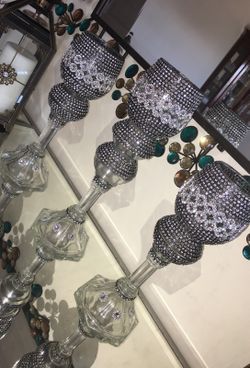 Handmade crystal candles sets