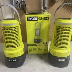 Ryobi ONE+ 18V cordless bug zapper light battery