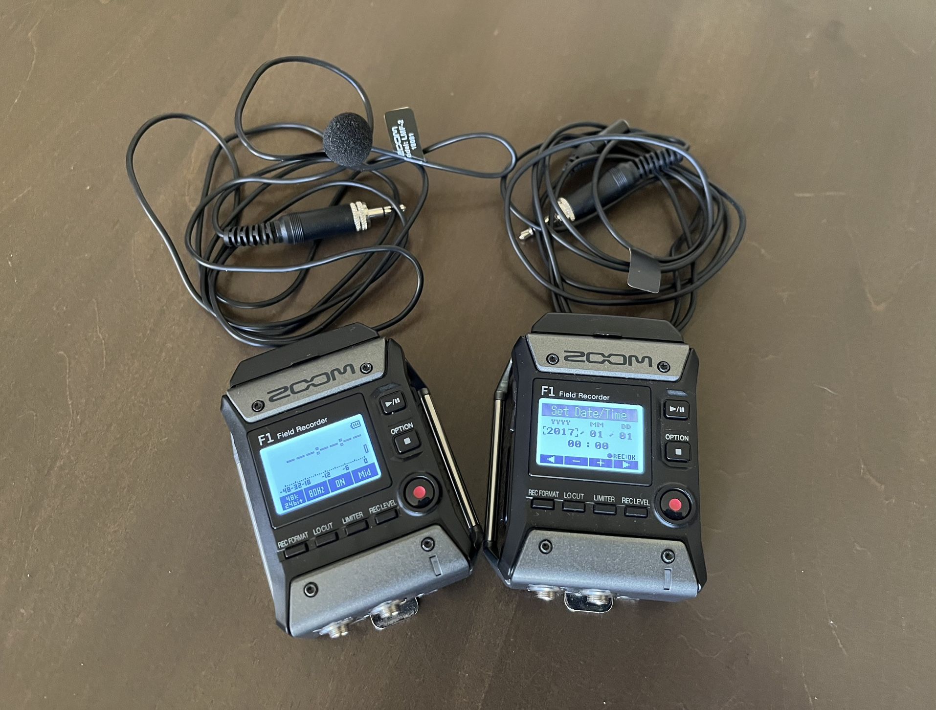 Zoom F1-LP Lavalier Body-Pack Recorder X2