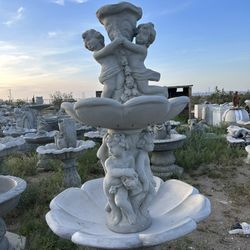 New Water Fountain Made Out Of Cement Perfect Gift 