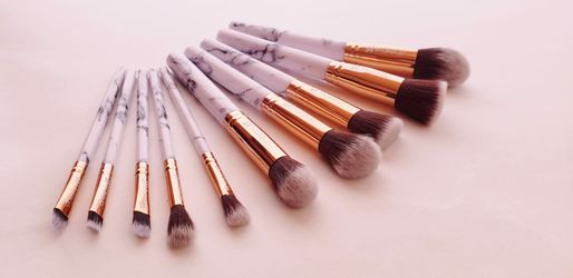 10pcs Marble Makeup Brush 💄