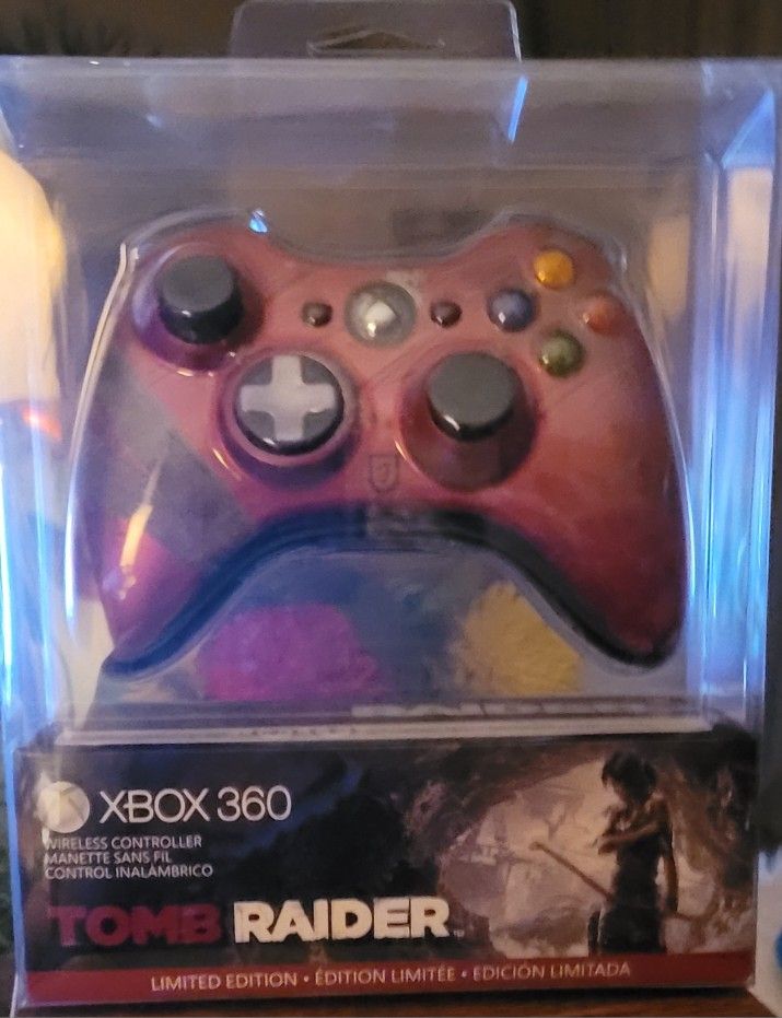 Limited Edition Xbox 360 Tomb Raider Controller Brand New Sealed