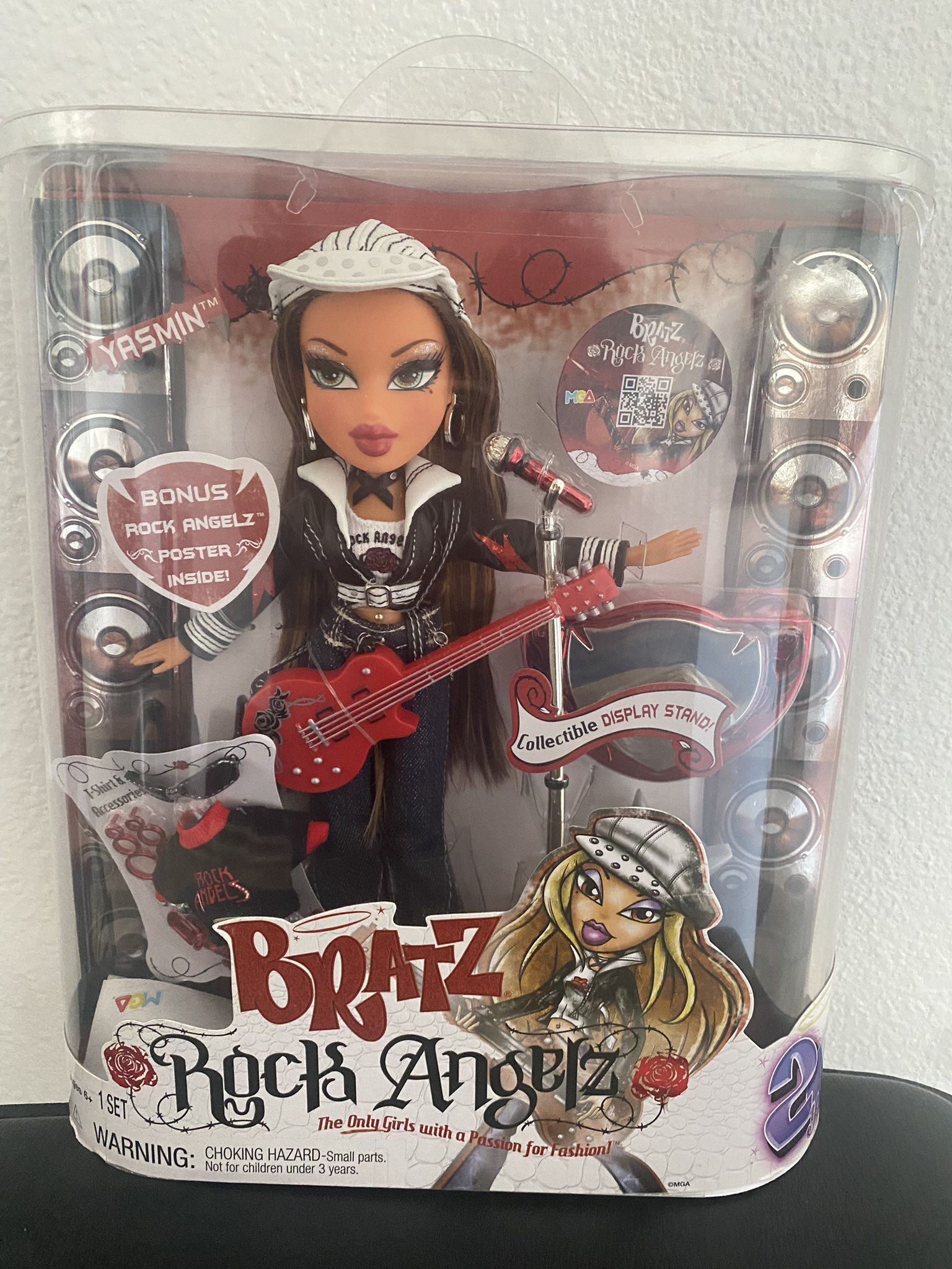 Bratz Rock Angelz Yasmin Fashion Doll 20 Years Anniversary 