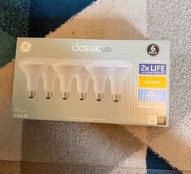 GE Classic LED BR30 Indoor Floodlight Bulbs, 5 Pack