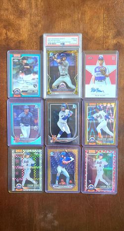 New York Mets Baseball Card Lot – 9 Cards
