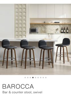 （sets of 4）Bar & counter stool, swivel