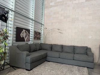 Gray large sectional- free delivery
