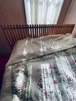 “Platform Bed and Nightstand “