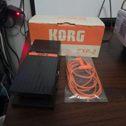 KORG Volume Expression Pedal EXP-2 Foot Controller With Cable & Box