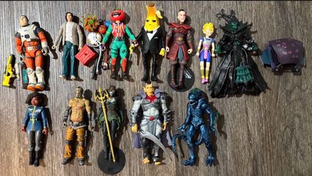 $5 Action Figures - All In Good Condition But Missing Sone Parts