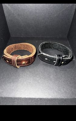 Men's leather bracelets 