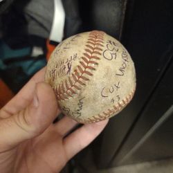 Signed Baseball 