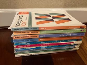 Heavily Used Wordly Wise Vocabulary Books 1-10