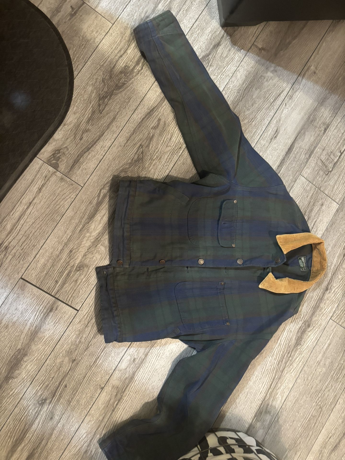 1990 Vintage Polo Country Denim Tartan Ralph Lauren Jacket