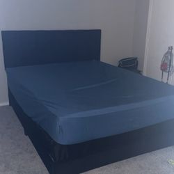 Queen Bed frame With Mattress 