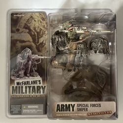 McFarlane’s Military Second Tour Of Duty Army Special Forces Sniper Brand New!