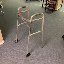 Folding Walker With Front Wheels Thumbnail