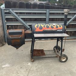 Custom Offset Box Smoker