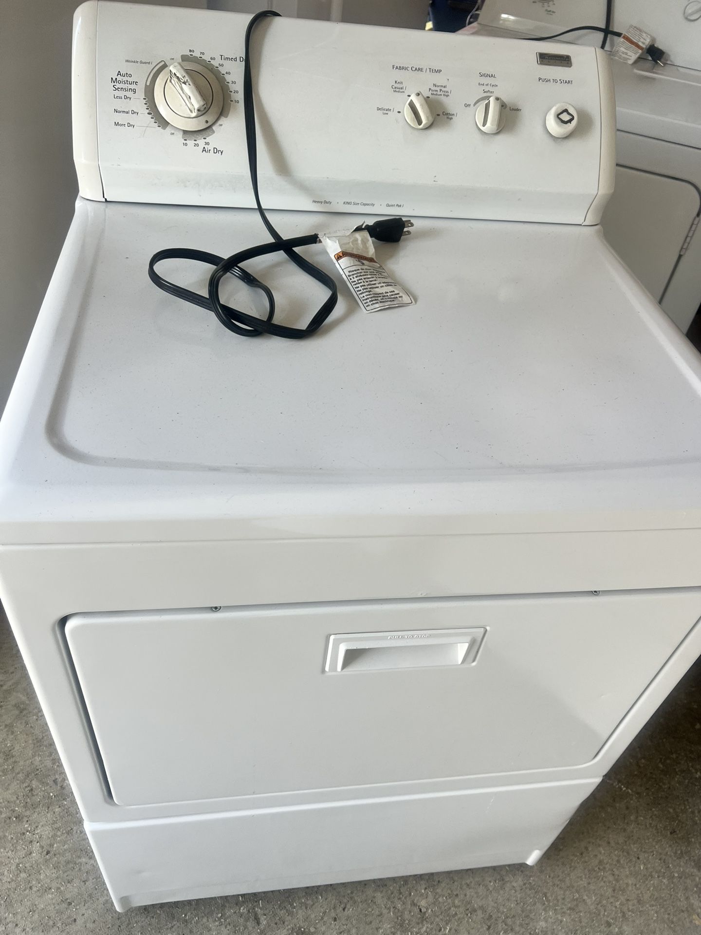 Secadora Kenmore De Gas