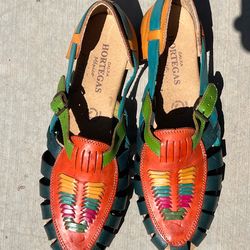 Leather sandals