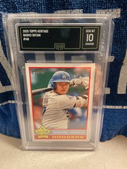 2025 Topps Heritage #148 Shohei Ohtani Gen. Mint 10.