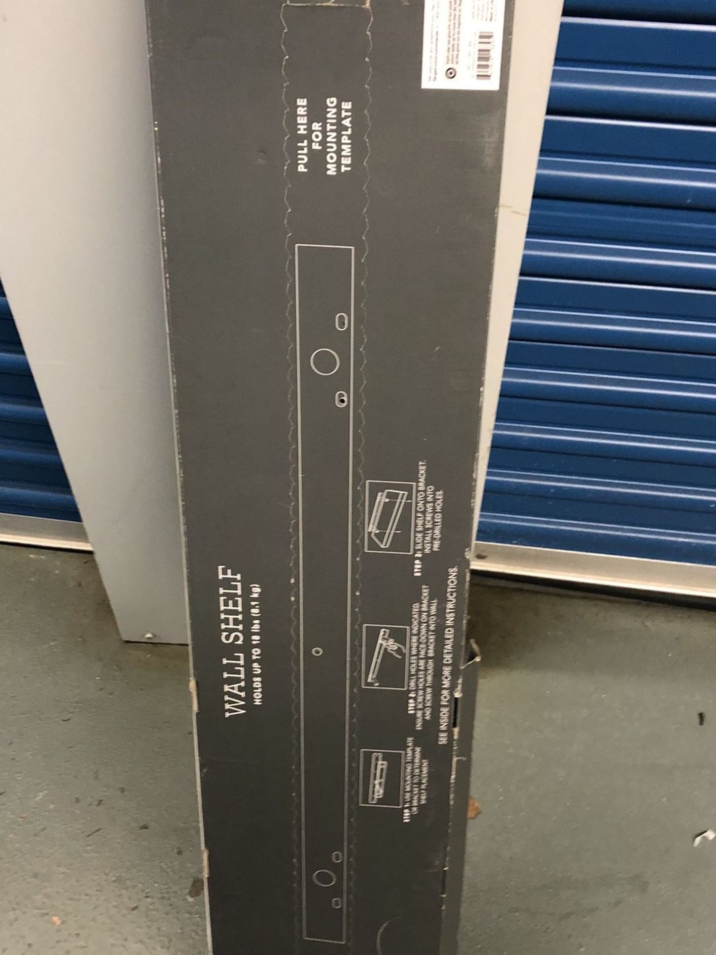 Threshold Wall Shelf ( Black) Mounting Hardware , Hanging Template, And Instructions Included.