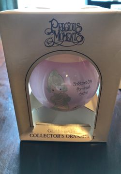 Precious Moments Christmas Ornaments a total of 6