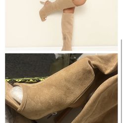 Fashion Nova Heel Boots 7.5