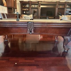 Pool Table American Heritage ( Free Delivery & Set Up & New Color Felt Of Your Choice ) 