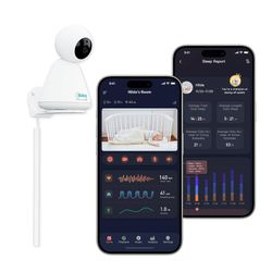 New! iBaby i20 Baby Health Monitor with Wall Mount & Cover Cable