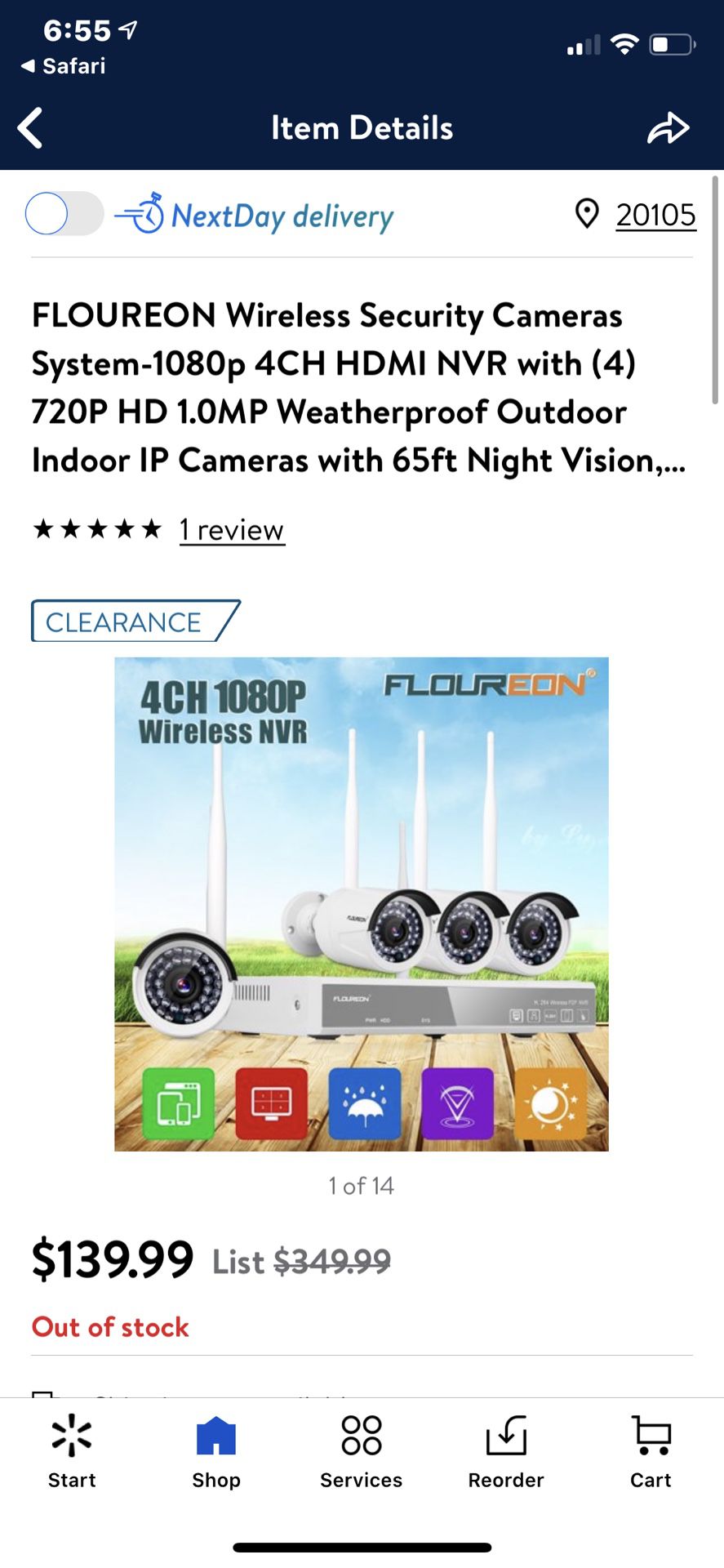 Floureon 1080p Camera System