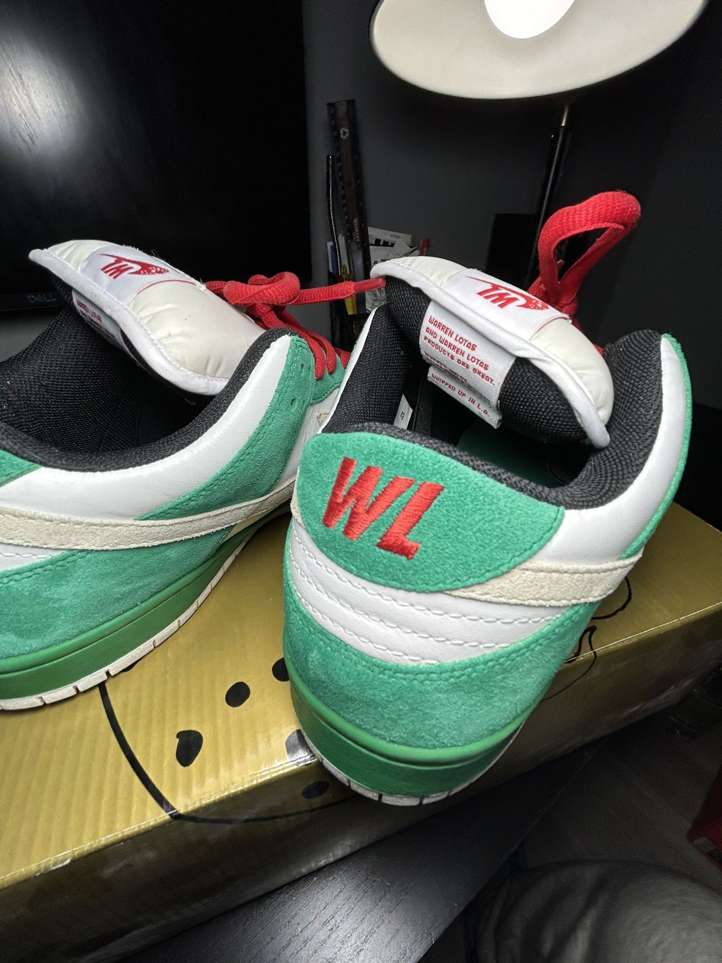 Nike Warren Lotas Dunk Green Size 10 for Sale in Fontana, CA - OfferUp