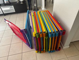 13 Panel Superyard Baby Playpen Gate Safety Indoor Outdoor Toddler Play Area. Used In Good Condition.