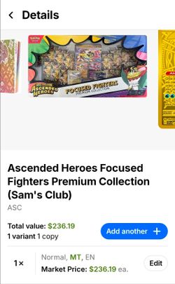 Ascended Heroes Focused Fighters Collection
