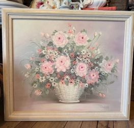 Mayfield Floral Oil Painting