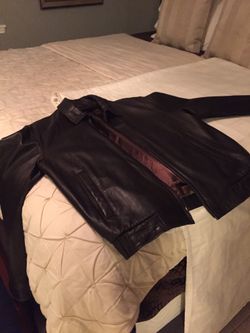Men's leather jacket