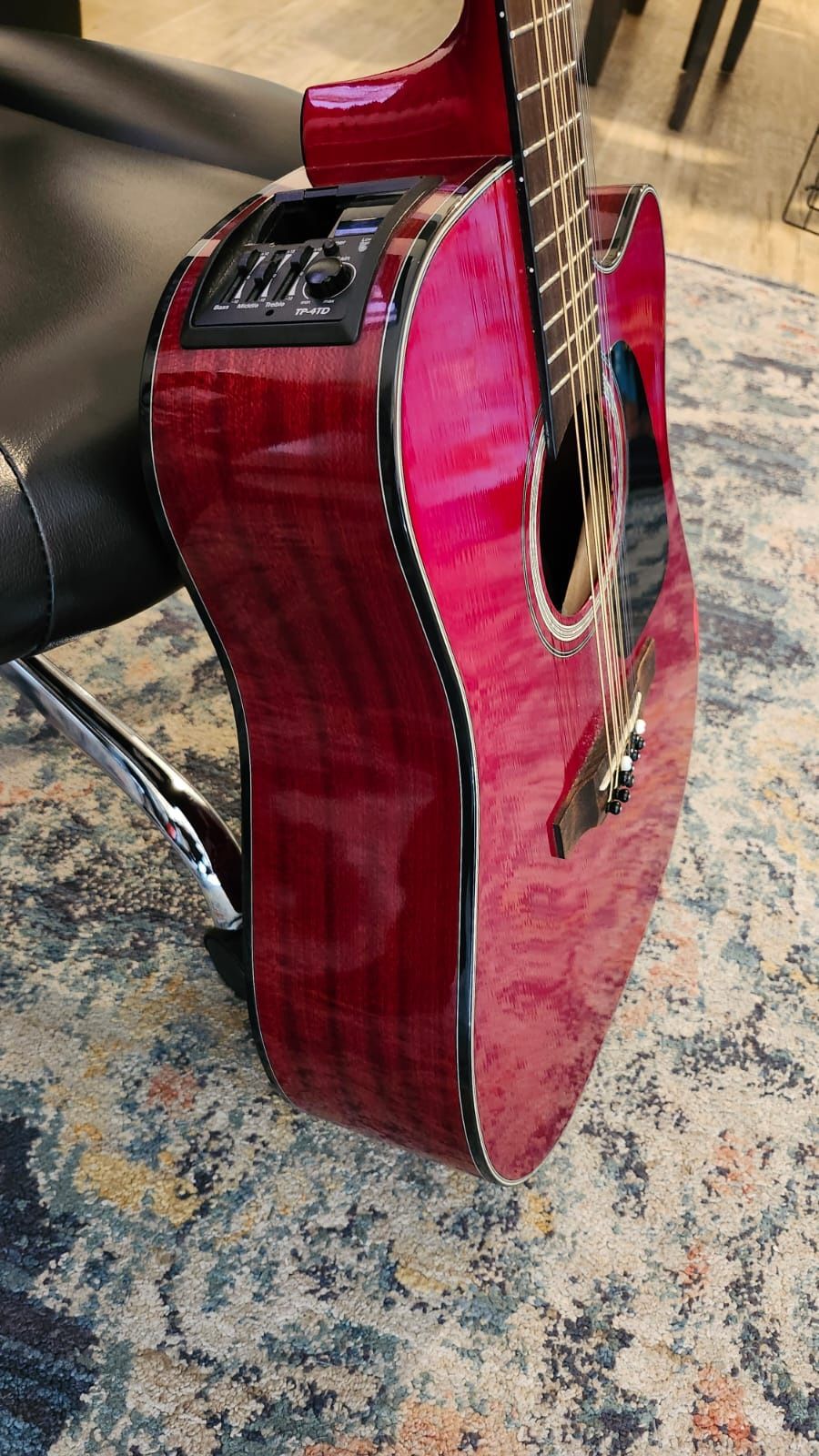 Takamine GD30E-12 Wine Red