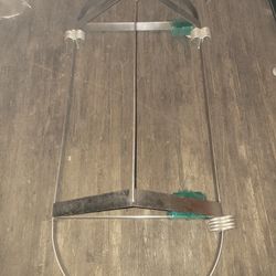 Brand New Hanging Pot Rack Oval Metal With Hardware 5ft